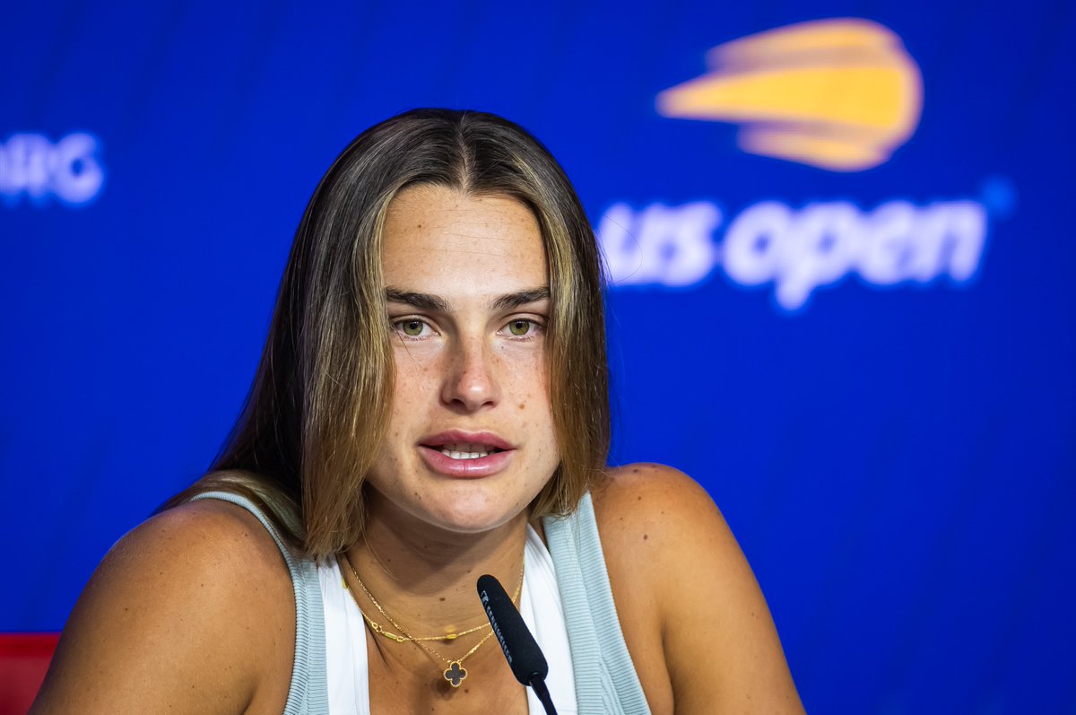 'It's good that I can say I have been World No.1, but I really would like to finish the year as World No.1. That's why I'm still positive, and I'm still motivated.' Aryna Sabalenka has her eyes trained forward after tough #USOpen loss. Read: wtatennis.com/news/3678831/-…