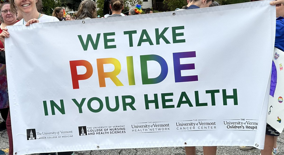 Celebrating Pride in September- yup Vermont does it differently!! Happy Pride y’all!! 🏳️‍🌈🏳️‍⚧️🏳️‍🌈 <a href="/UVMLarnerMed/">UVM Larner Med</a> <a href="/UVMcancercenter/">UVM Cancer Center</a> @UVMMedCenter