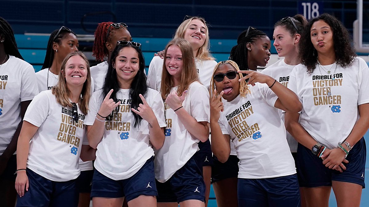 Carolina Women's Basketball (@uncwbb) on Twitter photo 💙 the crew
💙 the campus
💙 the cause
Honored to join fellow student-athletes and the Carolina community this morning to Dribble for Victory Over Cancer 🎗️
<a href="/PCRF_Kids/">Pediatric Cancer Research Foundation</a> x <a href="/TheVFoundation/">The V Foundation for Cancer Research</a> x <a href="/uncchildrens/">UNC Children's</a> x <a href="/UNCHealthFdn/">UNC Health Foundation</a> 💙 the crew
💙 the campus
💙 the cause
Honored to join fellow student-athletes and the Carolina community this morning to Dribble for Victory Over Cancer 🎗️
<a href="/PCRF_Kids/">Pediatric Cancer Research Foundation</a> x <a href="/TheVFoundation/">The V Foundation for Cancer Research</a> x <a href="/uncchildrens/">UNC Children's</a> x <a href="/UNCHealthFdn/">UNC Health Foundation</a>