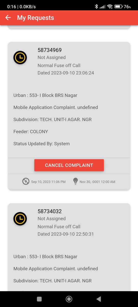 rishabh0007's tweet photo. @PunjabGovtIndia @CMOPb @PSPCLPb kindly be informed that no electricity since 9 PM, complaints not assigned, no resolution. Thank you bringing back our childhood days, we really were missing nights w/o electricity. Punjab Sarkar may advertise this. https://t.co/YfsLWENJXE