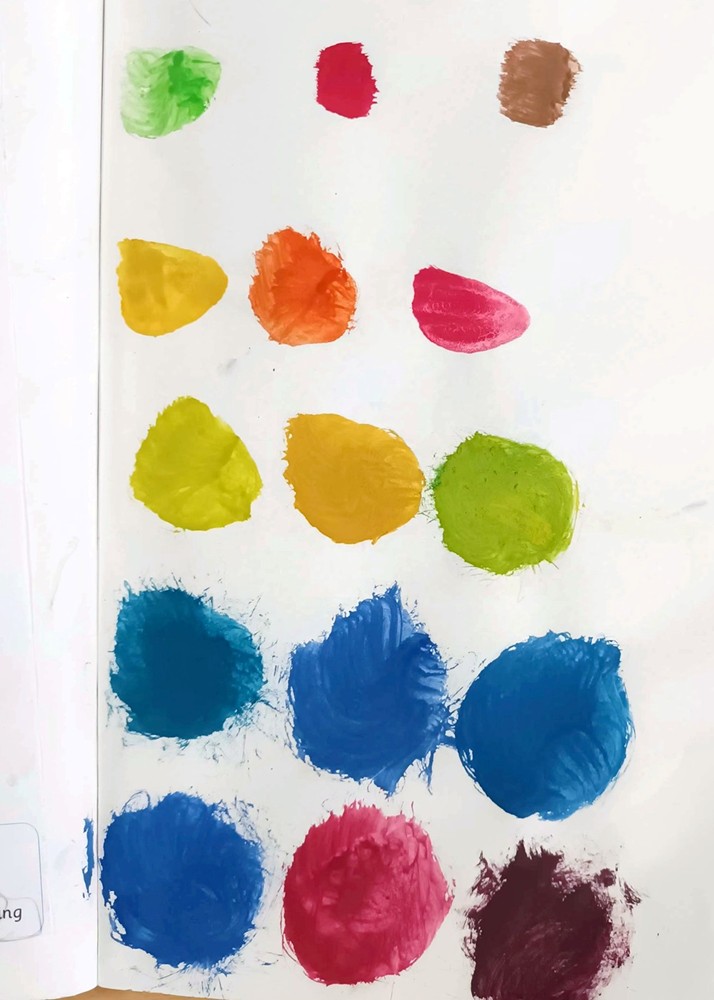 Colour Mixing with watercolour. Sketchbooks by Year 3, Wicks Class. #ArtAllowance #ArtEducation #Colour #ColourMixing #Combination #DecisionMaking #Exploration #INDEPENDENCE #IndependentLearning #Ordinance #Palette #SummerswoodSchool #Watercolour @SummerswoodPS