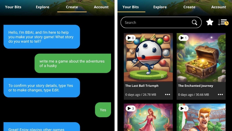buildbox's tweet photo. Our latest update for Buildbox World on Android is here! ๐ฑ Now with StoryGames AI, creating and playing your own StoryGame Bits is a breeze.
Learn more here โ https://t.co/EZMWQxjxqV
#buildboxworld #ai #gamedev #gaming #androidupdate https://t.co/37v8imxKUz