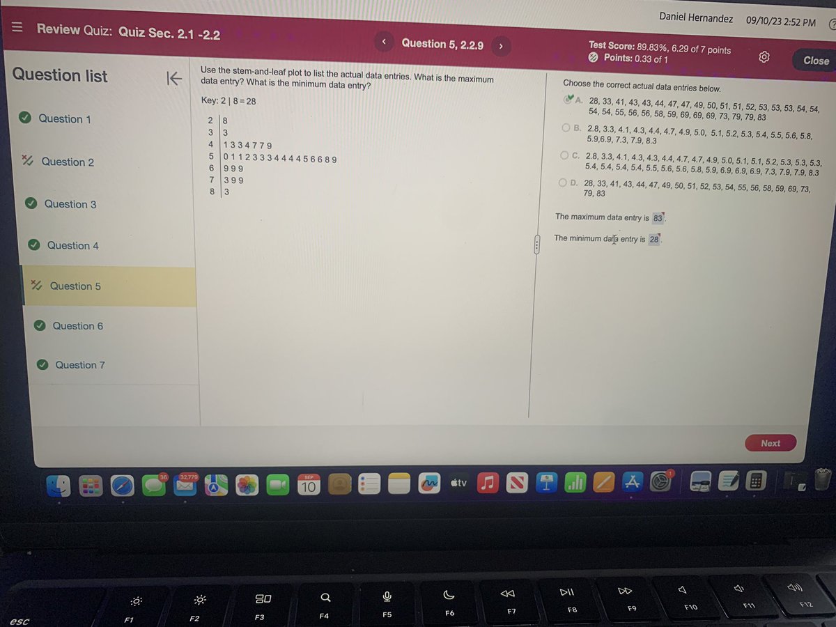 DannyLikesMusc's tweet image. I’m not sure if any of you guys have taken statistics before but if you have can you please explain to me how in gods name the second and third question are incorrect?!?!?!