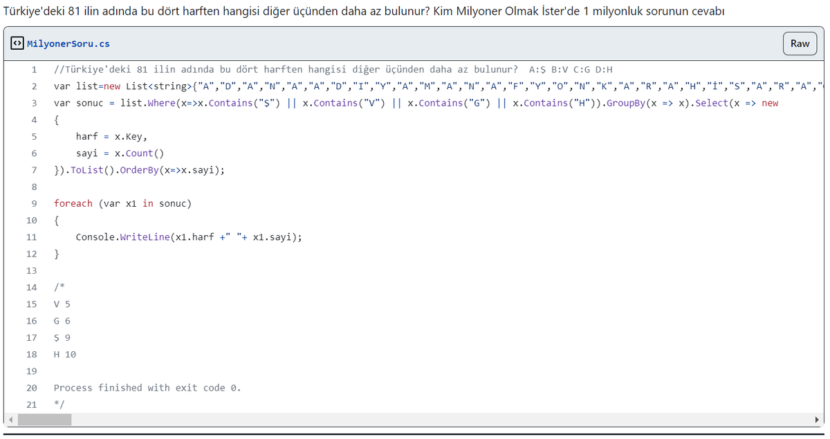 #kimmilyonerolmakister Cevap V