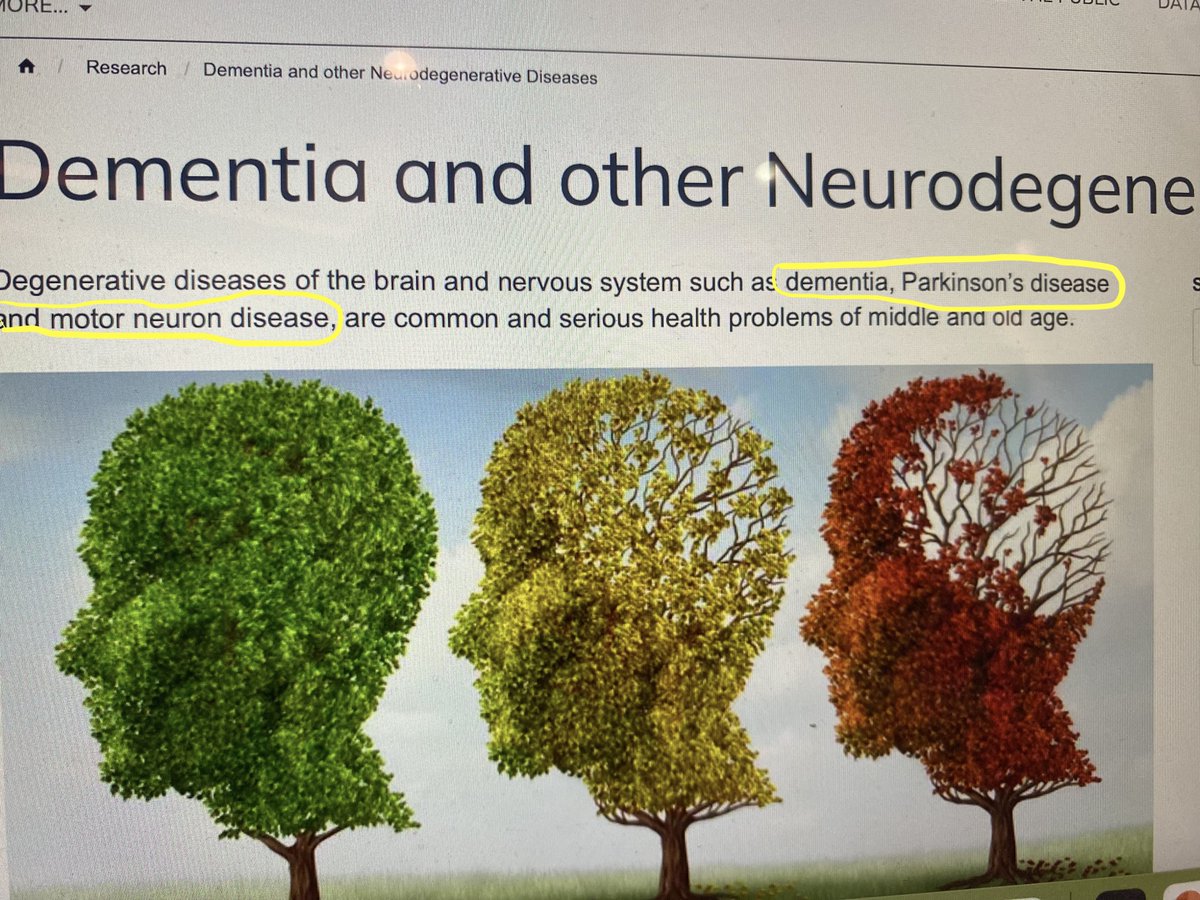Rachel Horne (@rachelhorne19) on Twitter photo Where's MS?
Am researching dementia/neurodegenerative diseases in UK
Dementia affects 885,000
Parkinson's - 145,000
MS - 130,000
Yet MS not mentioned at start of this <a href="/GOVUK/">GOV.UK</a> doc or <a href="/CambridgeBRC/">NIHR Cambridge Biomedical Research Centre</a>, <a href="/Oxford_NDPH/">Oxford Population Health (OxPop)</a> & others.
Is it because MS impacts young ppl - mostly women? Where's MS?
Am researching dementia/neurodegenerative diseases in UK
Dementia affects 885,000
Parkinson's - 145,000
MS - 130,000
Yet MS not mentioned at start of this <a href="/GOVUK/">GOV.UK</a> doc or <a href="/CambridgeBRC/">NIHR Cambridge Biomedical Research Centre</a>, <a href="/Oxford_NDPH/">Oxford Population Health (OxPop)</a> & others.
Is it because MS impacts young ppl - mostly women?