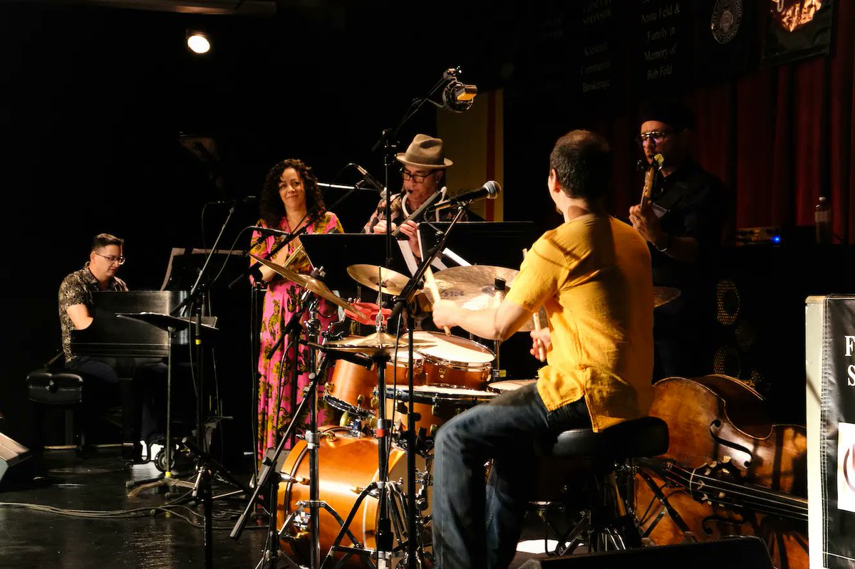 OutpostAbq's tweet photo. Packed house last night for Dafnis Prieto and Luciana Souza! Join us for a reception this afternoon with music by the Cal Haines Quartet and photos by Mark Weber and Roch Doran

We will see you Thursday at the Lensic for another weekend of world class jazz in NM! https://t.co/gUpmHMC6ra