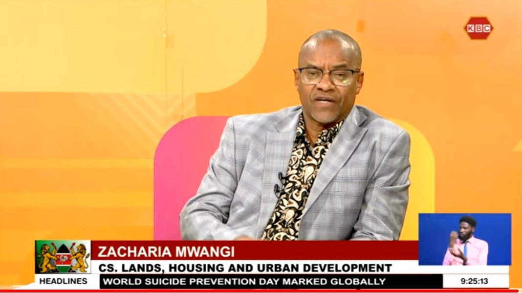 KBCChannel1's tweet photo. #CSNjeru
Land digitisation is my key agenda, my vision for the next one year is to roll out the process to other counties after Nairobi, titling is also a programme am pushing. We intend to increase issuance to 1 million title deeds https://t.co/mWi9aDClA2