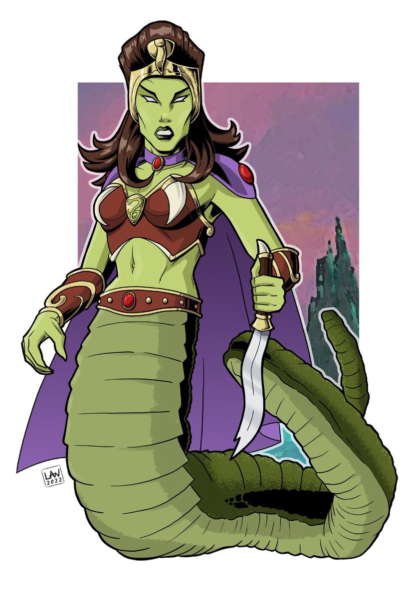 Next Sunday is The Night of Snakes &amp; Shadows, Eternia’s version of Halloween where folks carve blue pumpkins, wear masks of snakes and monsters &amp; tell tales of the Horde stealing children in the night &amp; carrying them off to…The Fright Zone!
Expect an evil character next Sunday!