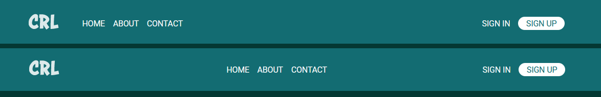 Day 26-27 #100DaysOfCode Worked on studying how to make a header super responsive. Do you prefer left aligned navigations or centered? I am thinking centered makes the most sense, since eyes are naturally drawn to the center of the screen 👀 #webdevelopment