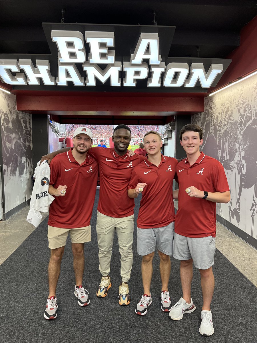 Great day honoring a great team yesterday! Roll Tide!