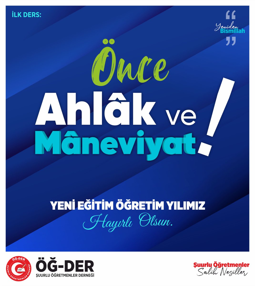 Yeni eğitim öğretim yılımız hayırlı olsun. #meb <a href="/tcmeb/">Millî Eğitim Bakanlığı</a> <a href="/SuurluOgretmen/">ÖĞ-DER</a>