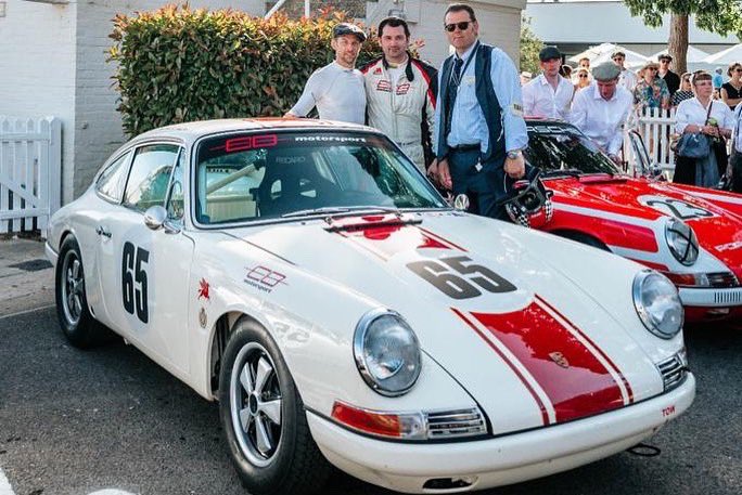 JensonButton's tweet image. Really enjoyed the Porsche Fordwater race with team mate @EB_Motorsport Mark Bates. These little cars are a handful! We started P19 and came away with a P9 after I got a 10sec penalty for exiting the pits too quick 🤦🏼‍♂️.

#goodwood #revival #racing #historic