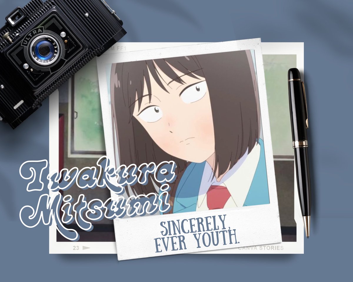 Youth, too delicate to grasp, too tender to be carved in words. Nonetheless, I, Iwakura Mitsumi, shall embrace youth, in our every step, in every dream we still carry in our hearts—a prayer we cradle in our souls. Until I declare once more: youth has always been mine.