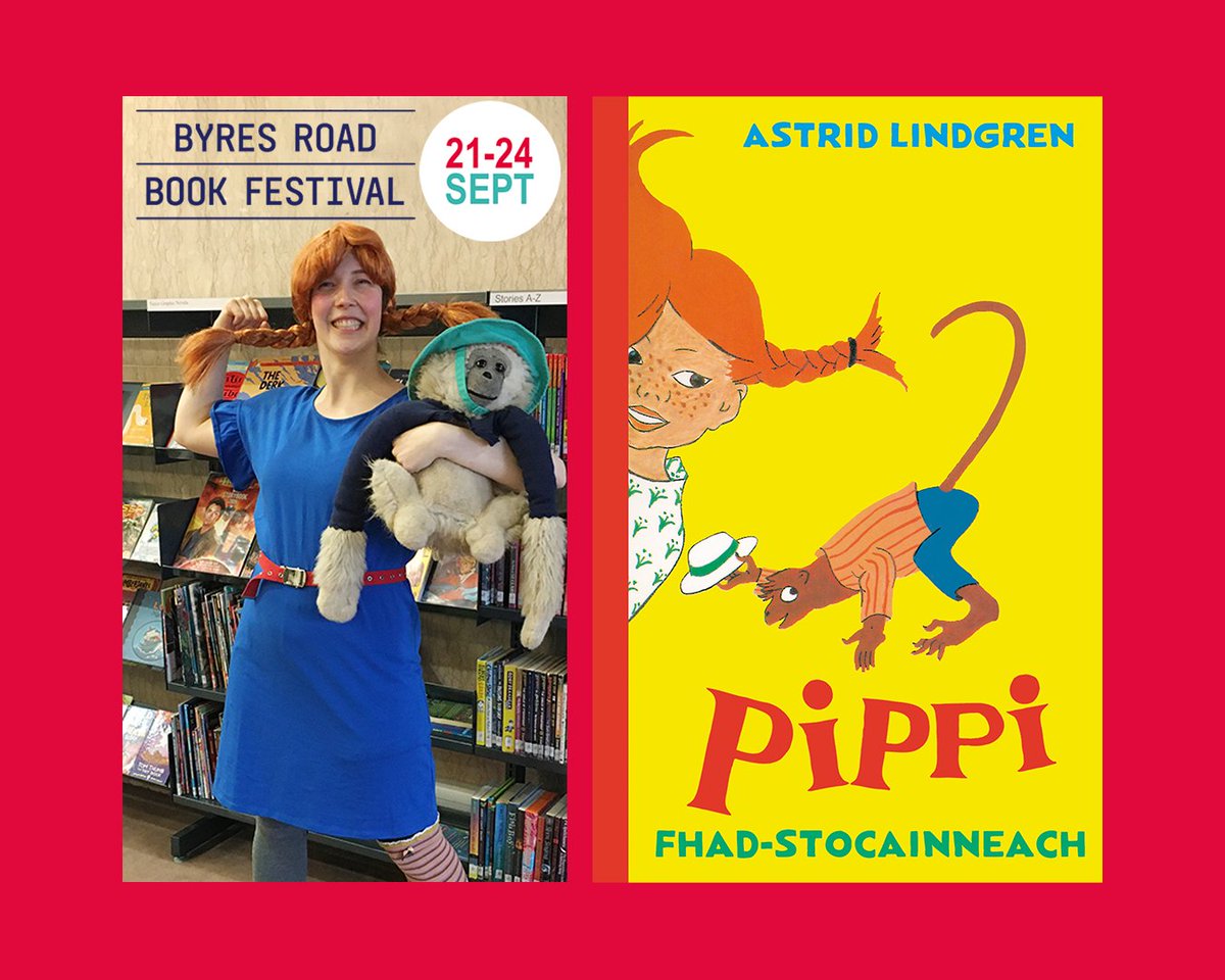 📚
Beth Frieden (Pippi Fhad-Stocainneach)
Hillhead Library - Friday 22/09 @ 2pm

Beth Frieden will entertain children as Pippi Longstocking. 

@BethFrieden 
@LeughLeabhar 

#byresroadbookfest #bookfestival #visitwestend #glasgowbyresroad