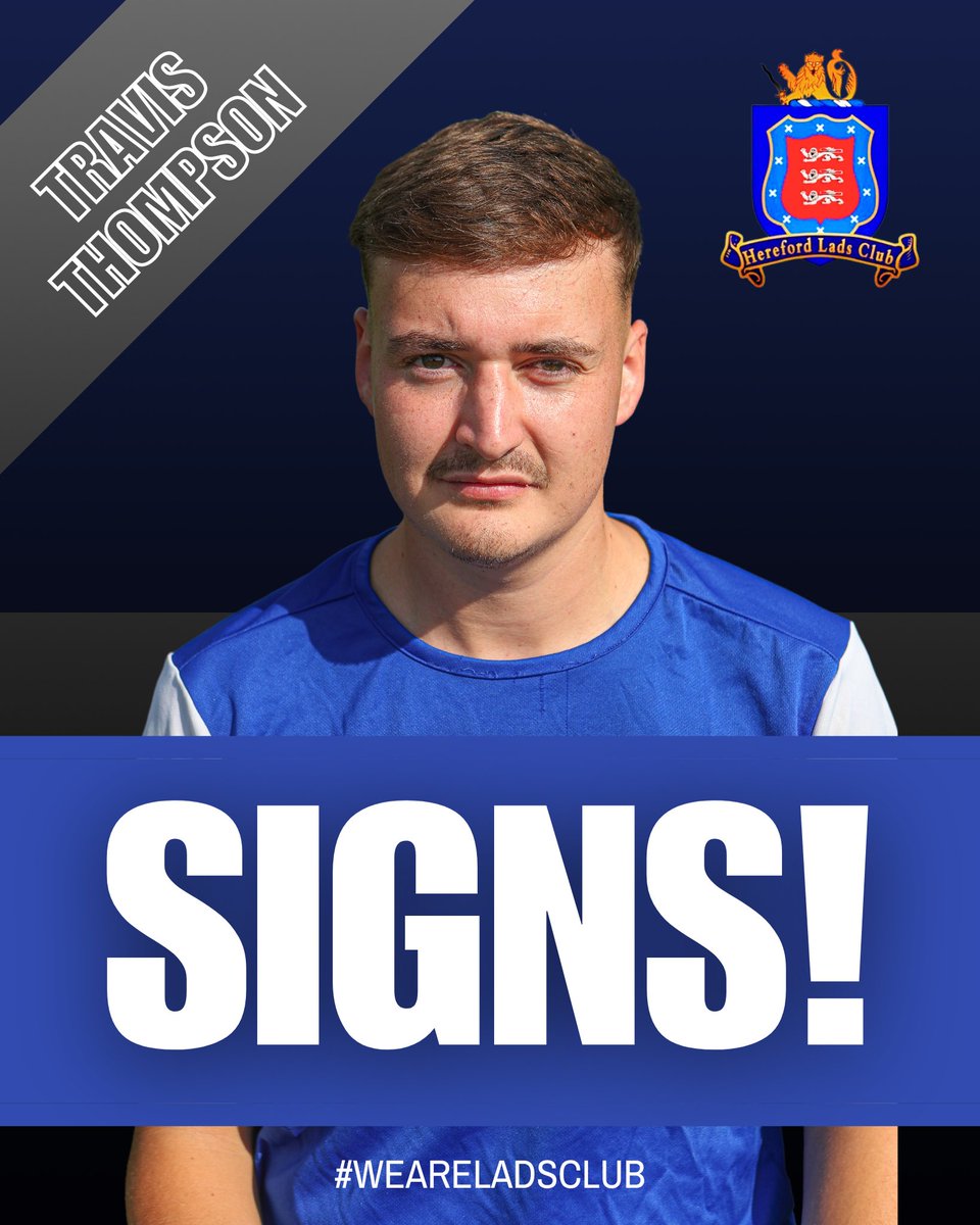 HfdLadsClubFc's tweet photo. ✍️ | Defender Travis Thompson SIGNS! 

We are a little slow announcing this one as he’s been brilliant over the past few weeks, but we’ve been waiting for a photo! 📸 

Great to have Trav in the squad! 🙌

#WeAreLadsClub 🔵⚪️ https://t.co/FaF5TJ3CkW