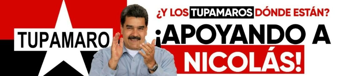 “Esta es nuestra consigna, nuestro trabajo”.

¿Y LOS TUPAMARO DÓNDE ESTÁN?
🔴⚫
🇻🇪¡APOYANDO A NICOLÁS!🇻🇪
<a href="/NicolasMaduro/">Nicolás Maduro</a> 
<a href="/WBenavides_MRT/">Williams Benavides</a> 
#UniónChinaYVenezuela