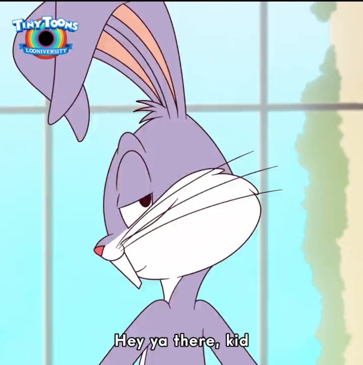 Day 217: OG Tiny Toons and reboot Tiny Toons Bugs giving you the stare, image size:1196x1200