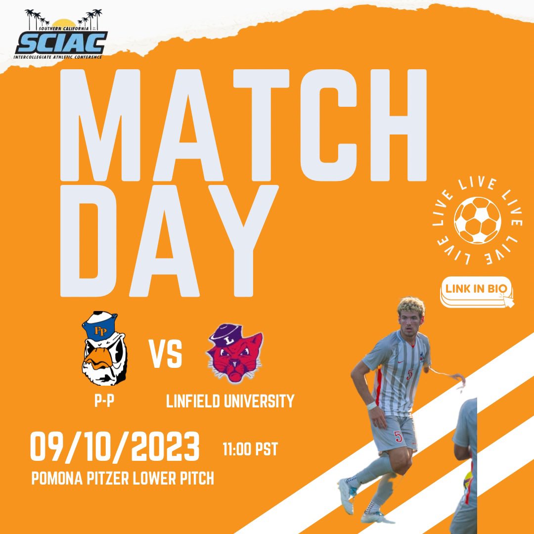 P_PMSOC's tweet photo. ‼️Match Day‼️ 
📍Pomona Pitzer  
     Lower Pitch 
⏰11:00 PST 
🆚 Linfield University 
🔗Livestream link in bio(insta) https://t.co/zXQ9pnAr5G