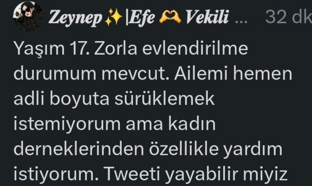destek tweeti #ZeynebinSesiOlalım