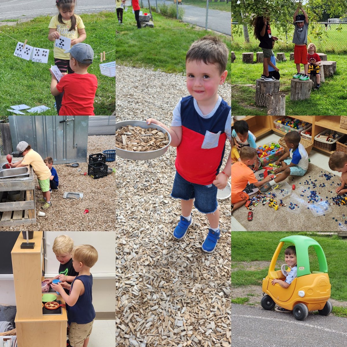 Exploration, collaboration, play and getting to know each other during our first week together, so much fun despite that heat!
#outdoorclassroom #kindergarten 
@BayridgePS_LDSB