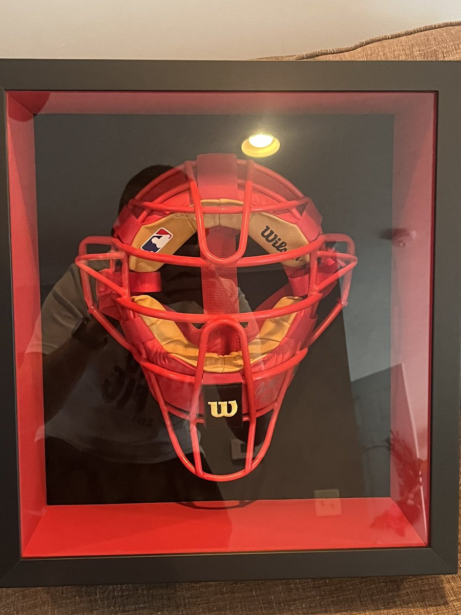 buddymorgan00's tweet photo. @Pudge_Rodriguez shrine complete @WilsonSportingG  @MLBNetwork @Rangers @tigers https://t.co/deONMOR3t5
