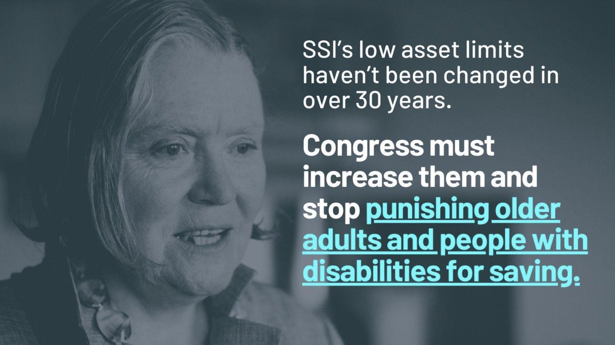 #DemolishDisabledPoverty Updating SSI’s woefully outdated $2K asset limit is long overdue. On 9/12 @ 12ET @sensherrodbrown & @SenBillCassidy will be holding a live press conference to discuss bipartisan legislation we support to make that happen. Watch: twitter.com/SenSherrodBrown