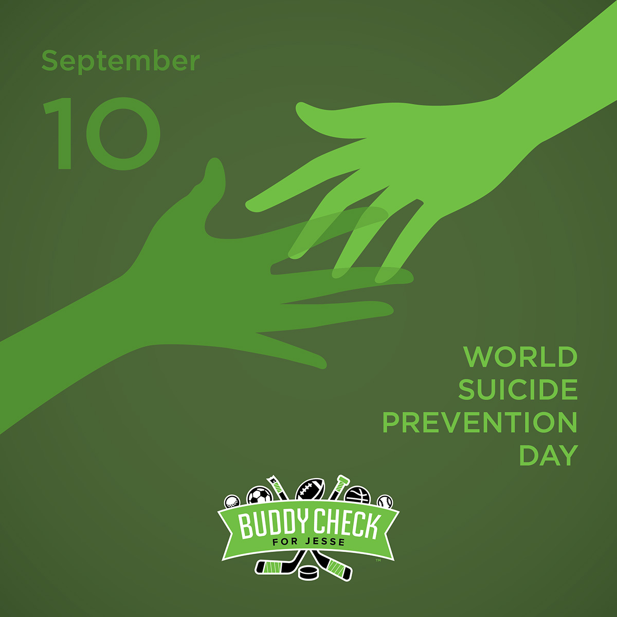 World Suicide Prevention Day 🌍❤️

🤝 Let's take a moment to Buddy Check today. It’s a simple act, but it can mean everything.

#WorldSuicidePreventionDay #CheckInOnAFriend #BeTheChange #YouAreNotAlone #BuddyCheckforJesse🌻