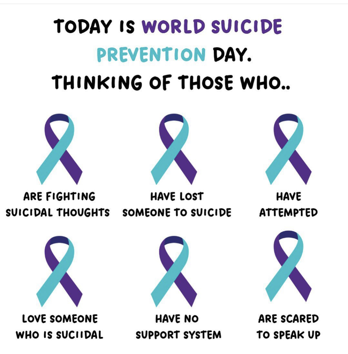 mhm_ocd's tweet photo. Today is world Suicide Prevention Day - suicide prevention is very important especially in Africa which is the hardest hit. @ocd_ptsd . BBC Africa estimates that 6 in 10 countries with the highest suicide rates are in Africa https://t.co/yH20OvQANI