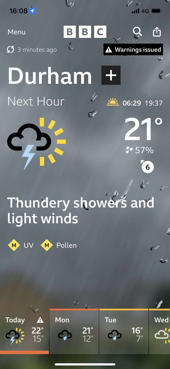4delemma's tweet photo. After a great, very warm few days in Warwick for #altc23 last week my week on campus @durham_uni looks to be markedly different! 😳 https://t.co/DsXpSjoppd
