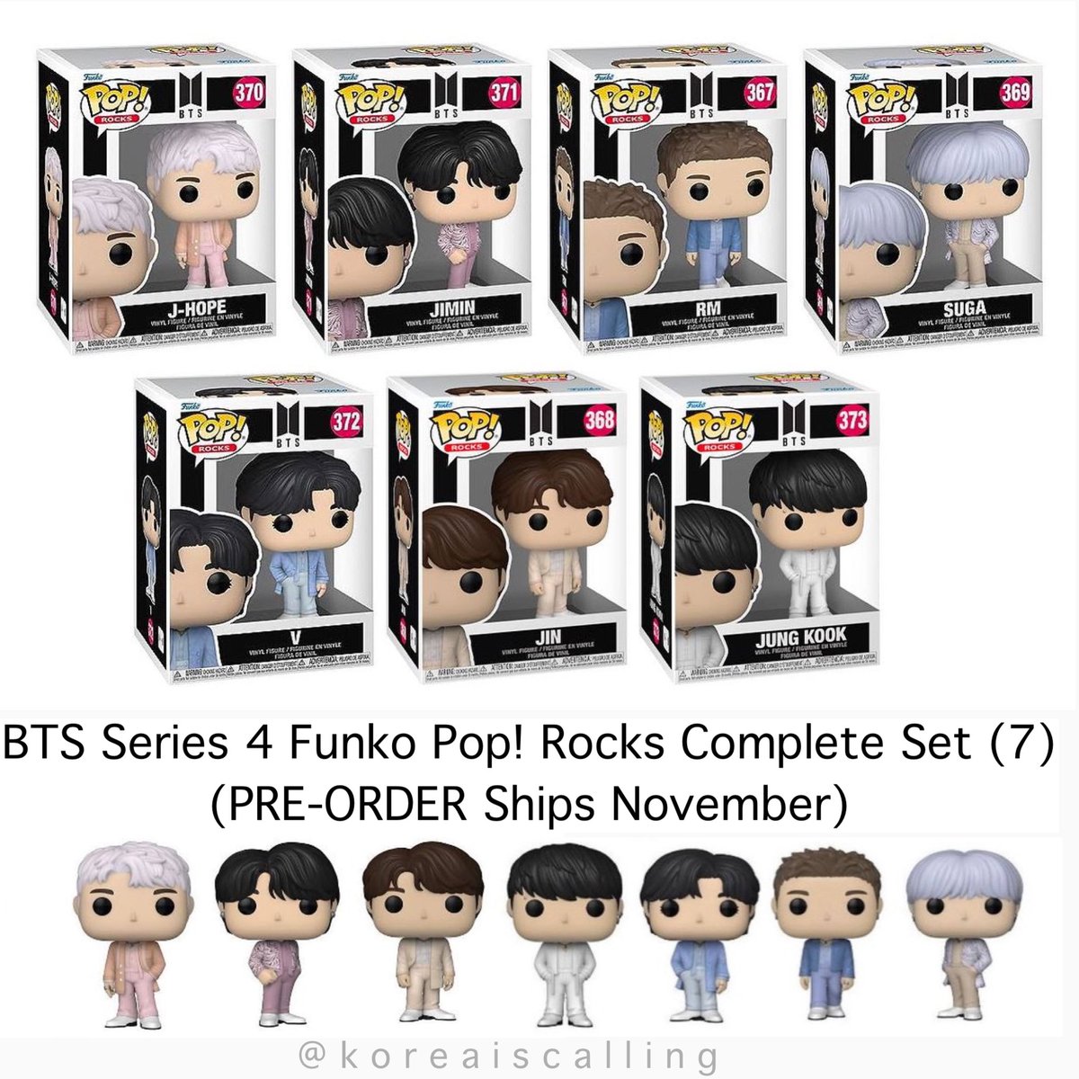 koreaiscalling's tweet photo. เปิดหาร Funko Pop BTS Proof [US]
แบบกล่องเดียว จัดส่ง Nov’23

ตัวละ 890, เซต 5,900 

ค่าจัดส่ง 60 บาท/ชิ้น +10
ยกเซตส่งฟรี 

✈️ รอสินค้า 7-14 วันหลังส่งออก

ถ้าหารไม่ครบจำนวนขอยกเลิกออเดอร์นะคะ

#ตลาดนัดบังทัน #ตลาดรถไฟบังทัน https://t.co/EqwbY50mzd