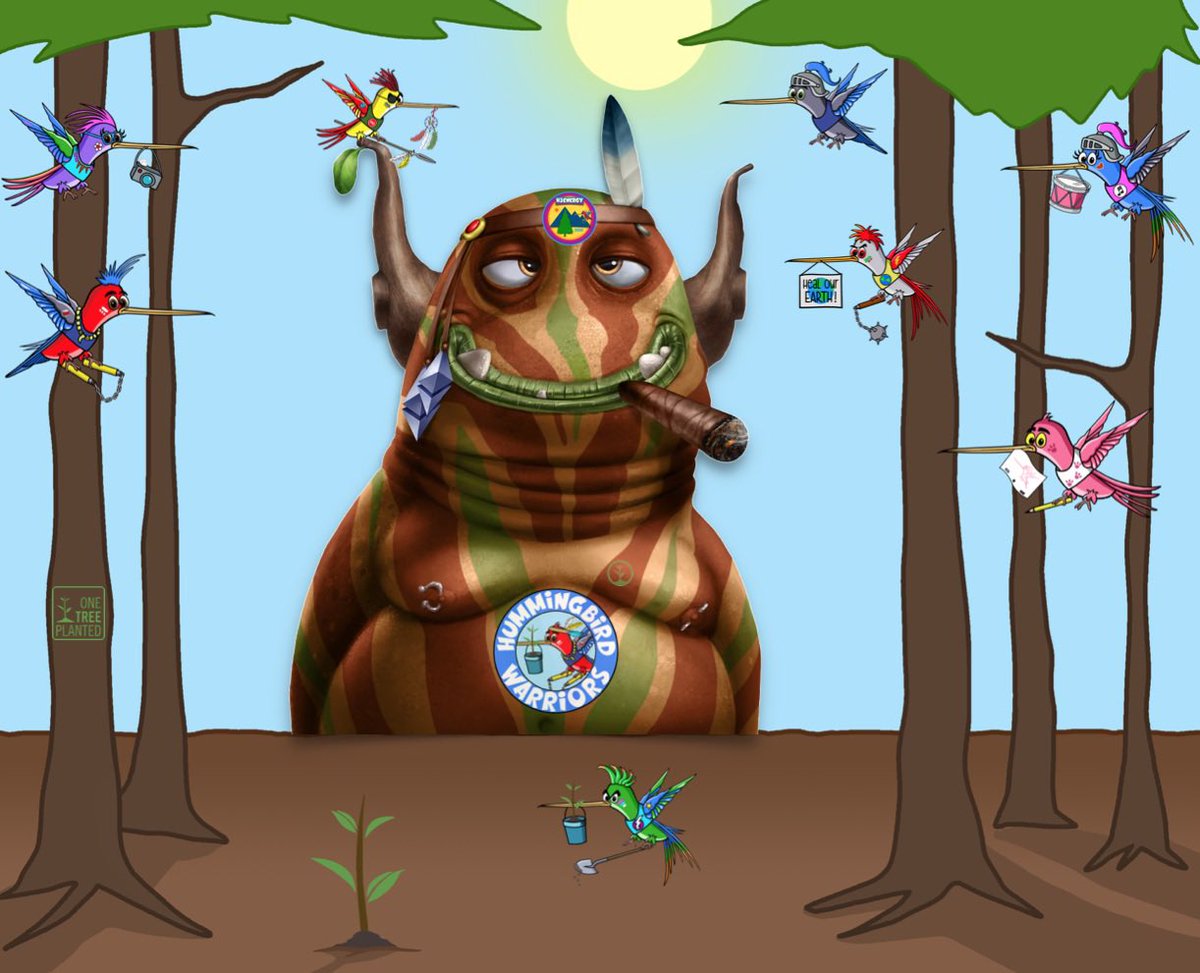 Happy Sunday #NFTFam 
from our Captain Shaver Lake &amp; #HummingbirdWarriors flock. 💟
“There are only two ways to live your life. One is as though nothing is a miracle. The other is as though everything is a miracle.”
― Albert Einstein
#Bethechange