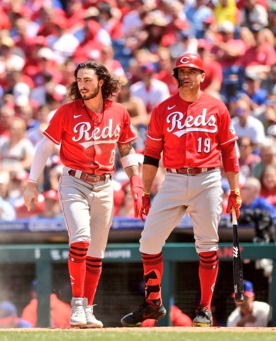 CincyProblems's tweet image. Jonathan India and Joey Votto were activated off the IL and are in the #Reds starting lineup today! 🔴⚾