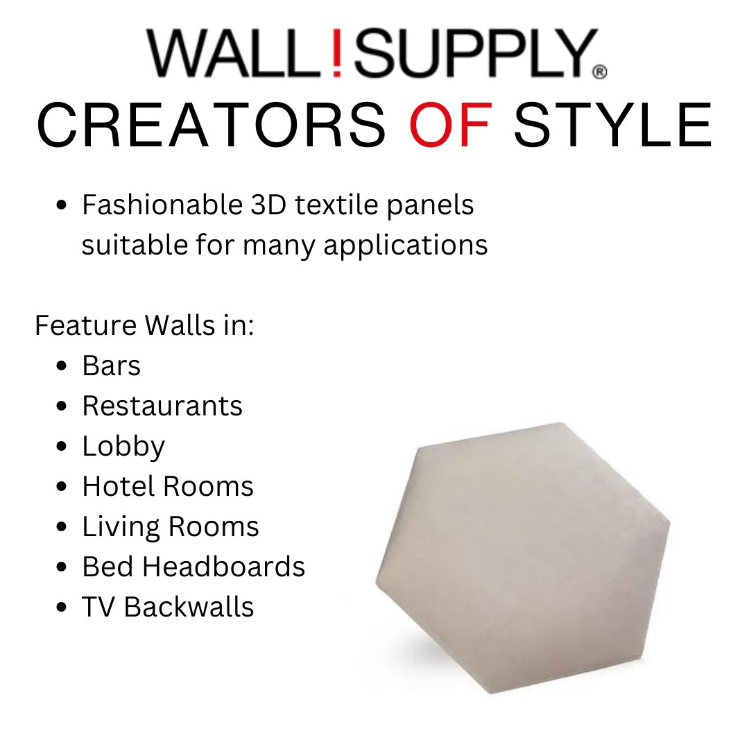 wall_supply's tweet image. Elevate your space to new heights with Wall Supply's exquisite Luxury 3D Textile Hex Creme. 🌟 This is where texture meets elegance, creating a stunning visual masterpiece for your walls. ✨ 

#WallSupplyLuxury #TexturePerfection #homerenovation