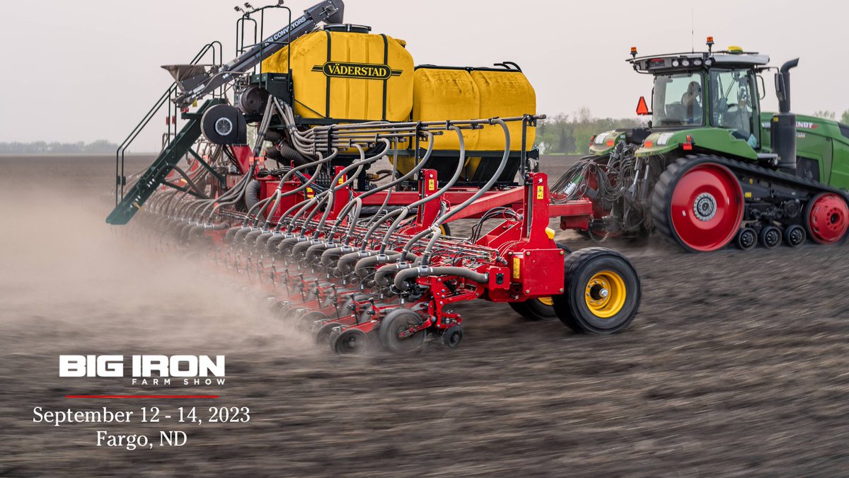 VaderstadNA's tweet photo. Väderstad is excited to announce the launch of its latest high-speed planter, the Tempo K, at this year's Big Iron Farm Show. Designed with North American farmers in mind, the Tempo K will be available for order in the spring of Model Year 2025.  Be sure to swing by and check it out!  Our booth is located by the main gate.
#productlaunch #tempok #agriculture #farmequipment #growingtogether