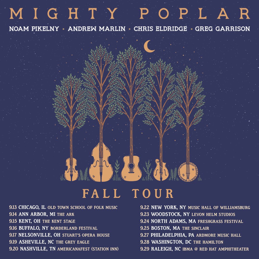 The playability is a bit rough, they’re nearly impossible to fit in a vehicle, &amp; the rustling of leaves while tuning is a bit distracting. But all in all, it’s really worth having the extra shade on stage under the blinding arena lights. <a href="/mightypoplar/">Mighty Poplar</a> fall tour starts next week!