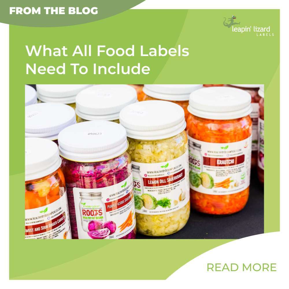 📢Attention Foodies & Foodpreneurs! 🍽️
Want to learn about what food labels should include?🤔 Dive into our latest blog post 🔗: hubs.la/Q01VF1pl0

#FoodLabels #LeapinLizardLabels #FoodIndustry #Foodpreneurs #LabelingTips #Regulations #Compliance #FoodBusiness #ExpertAdvice
