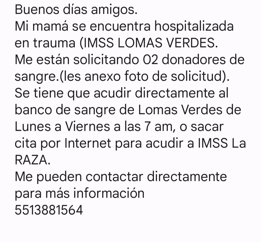 Me ayudan a compartir, por favor 🙏
<a href="/lagusanaciega/">La Gusana Ciega</a> <a href="/danielgusana/">Daniel Gutierrez</a> @LuMtzNovelo @germanarro @gusanadictoslgc <a href="/NellyPlascencia/">Nelly R. Plascencia</a> <a href="/clioame_lgc/">🍂🍁Clío AmElla Estrella🍁🍂</a>
