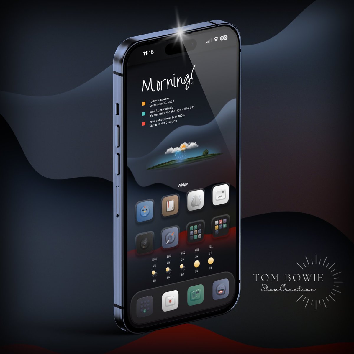 tombowie's tweet image. #iOS166 #iPhone14PM #NoJailBreak 
Icons -#Skittles @boots6972
Widget - PK
HS theme - #ShowBoardAlpha
Wall - @alex2clemente 
#ShowLive #screenshotSL #SmartWallpaperArt @SeanKly