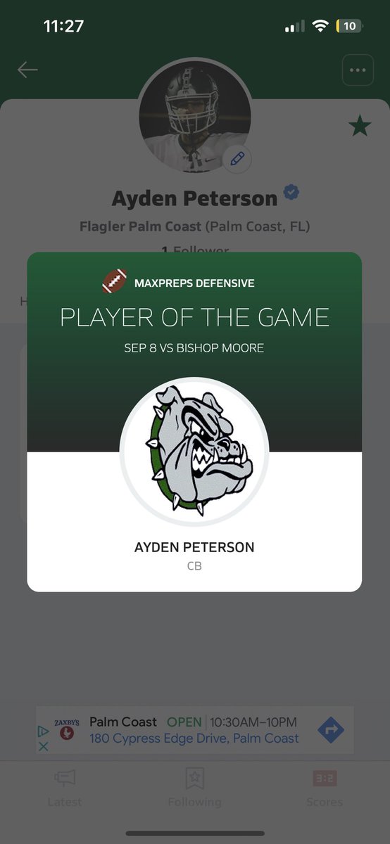 Great first win with the team. Many more to go we are just getting started. #fpcfootball #sophmoreseason <a href="/MaxPreps/">MaxPreps</a>