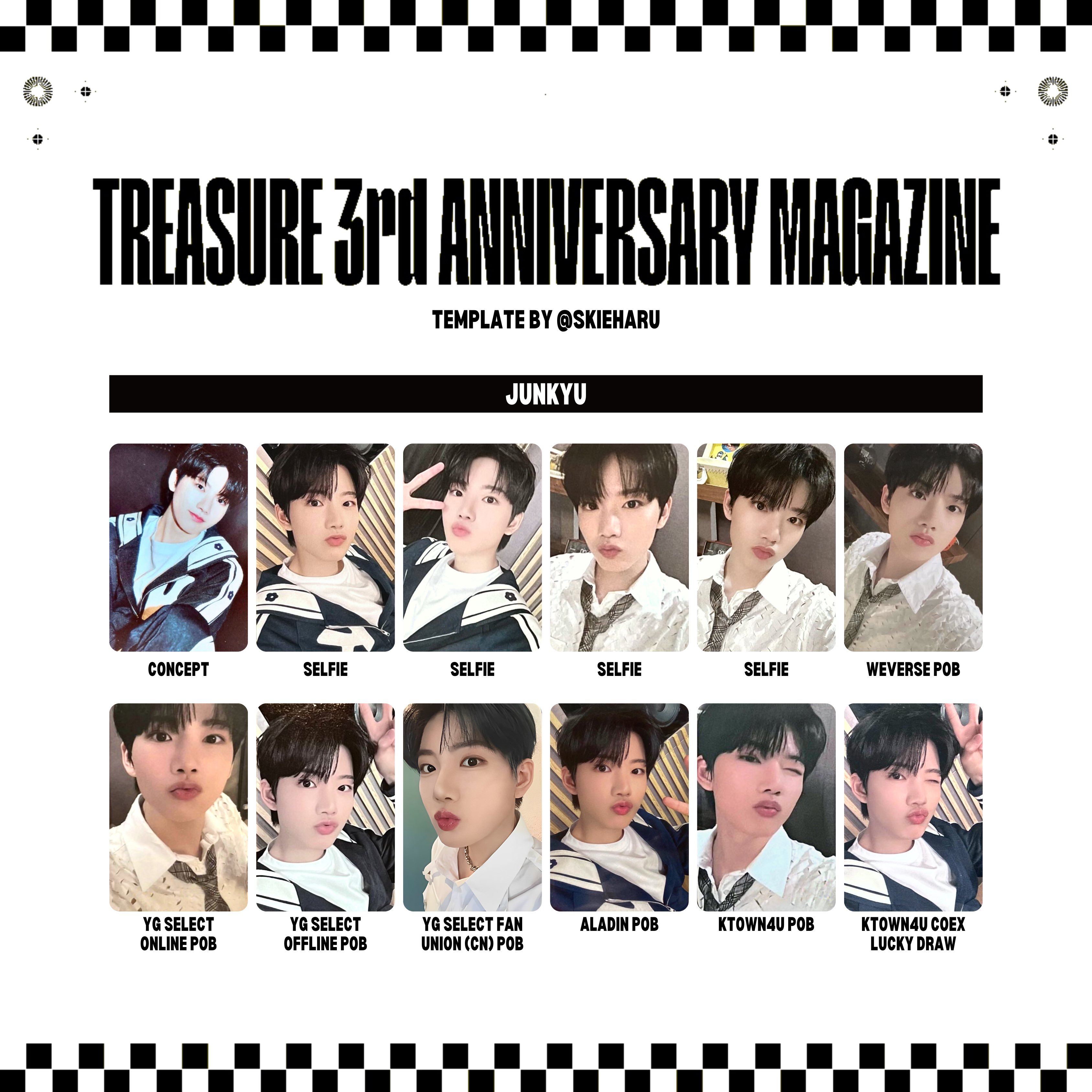 Treasure ヨシ トレカ ktown4u Magazine