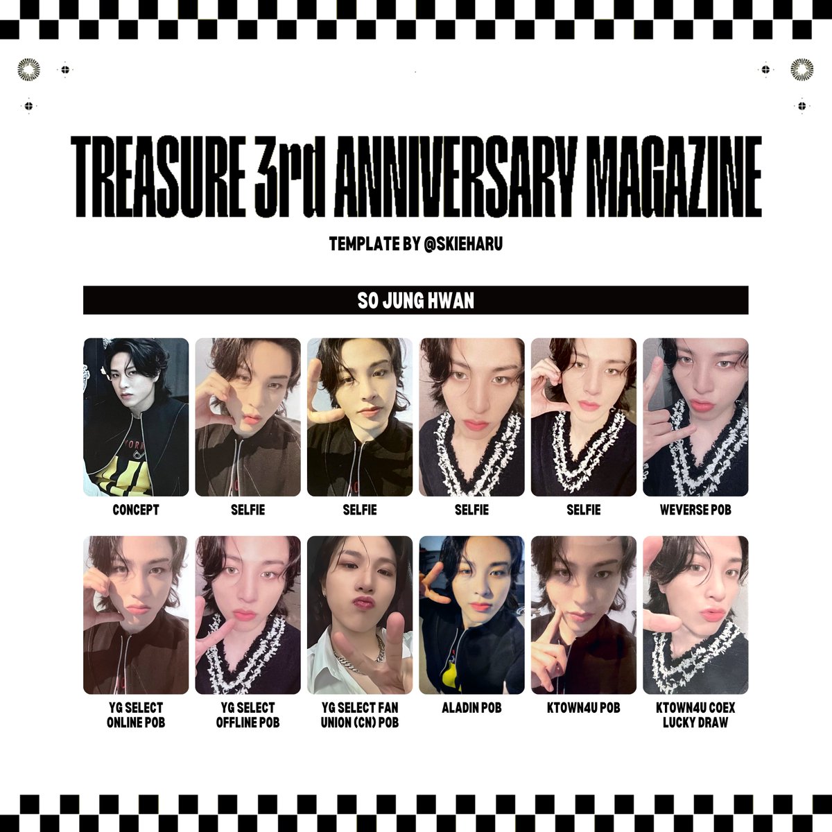 ジョンウ 박정우 YG SELECT特典 TREASURE 3周年マガジン ジョンウ 박정우 YG SELECT特典 TREASURE 3周年マガジン 3年保証