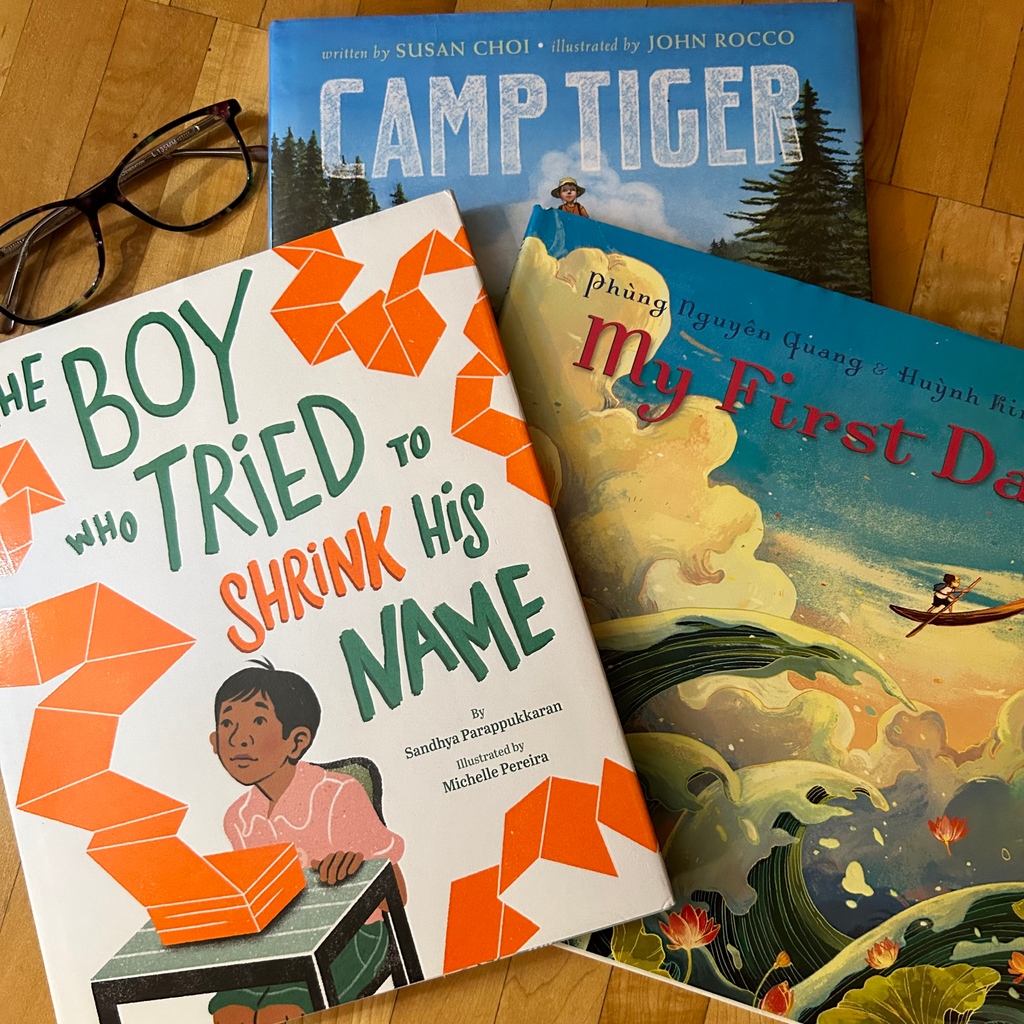 Beautiful back to school read alouds with male protagonists can be surprisingly hard to find. Highly recommend these for k-1! Thank you Sandhya Parappukkaran, Michelle Pereira, Phùng Nguyên Quang, Huỳnh Kim Liên, Susan Choi, @johnroccoart
