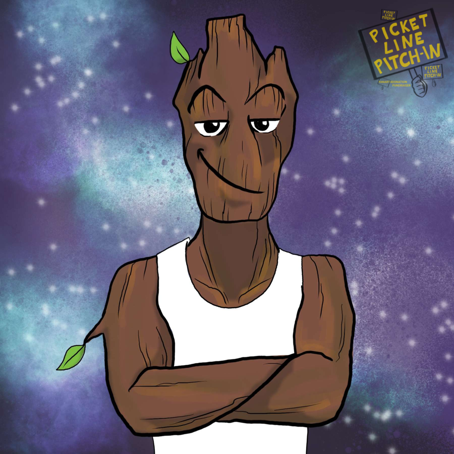 Fanart4Donation's tweet photo. Thanks to Maile for the donation, who requested Vin Diesel from Guardians of the Galaxy (a hilarious request) with expression C3 from the Emotion Challenge! Drawn by Ripley (@ripley_riot)

Thank you so much for your support for the writers and actors on strike! https://t.co/7aTnH6noX9