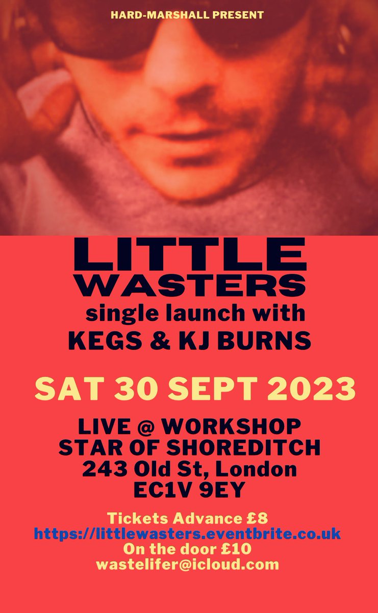 Now this will be a fun night! Tickets out now £8 Book early! littlewasters.eventbrite.co.uk #shoreditch #live