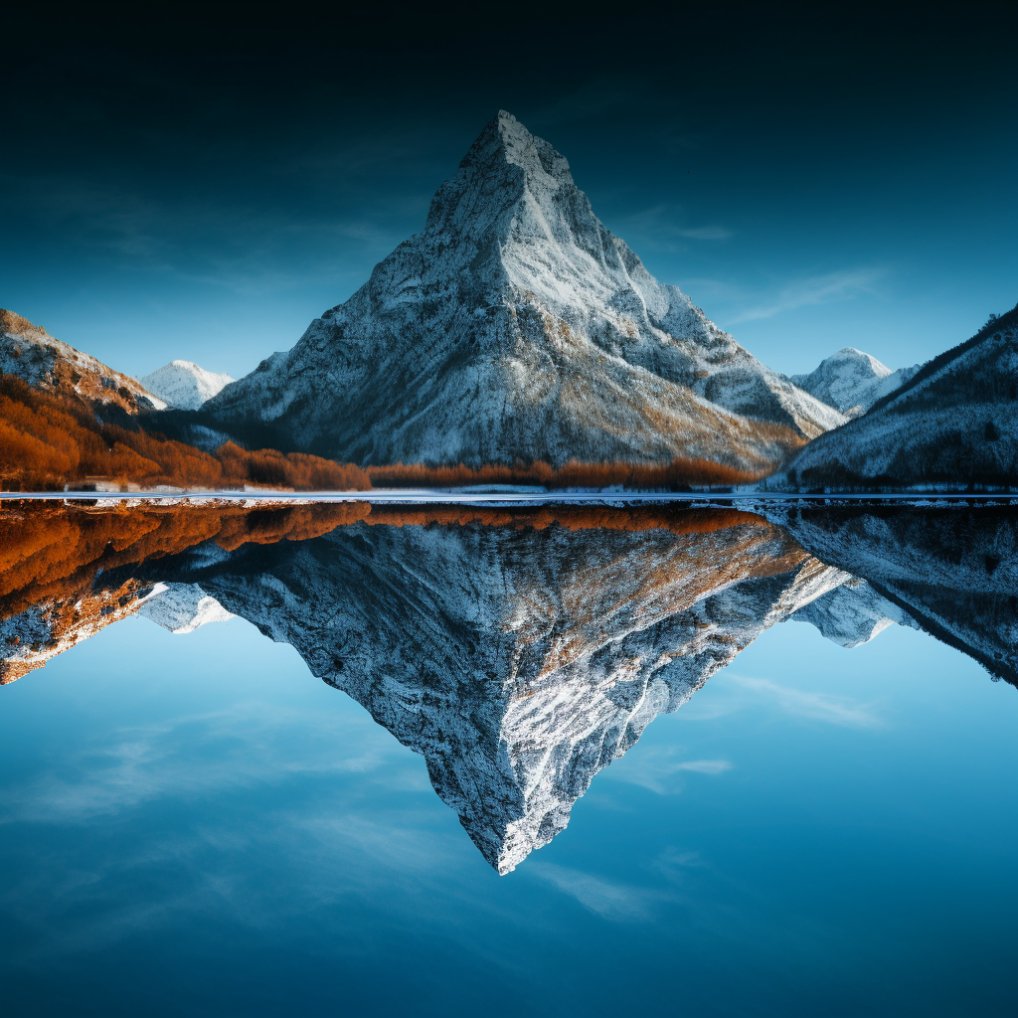 🏞️ Crafted an image where mountain & reflection merge seamlessly. In business, like tossing a pebble to see ripples in a still lake, sometimes we must create effects to understand causes. Ever 'thrown the pebble' for clearer insights? #BusinessReflections #CauseAndEffect 🪨🌊🏔️