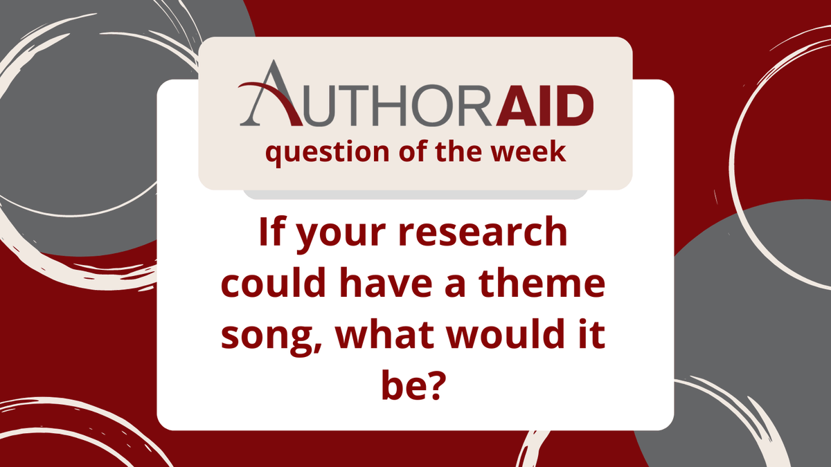 authoraid's tweet photo. 🎶 If your research had a theme song, it would be _______! 🎵 What tune do you think captures the essence of your work? #ResearchJam #Research #AuthorAID https://t.co/BGzOJGNMYT