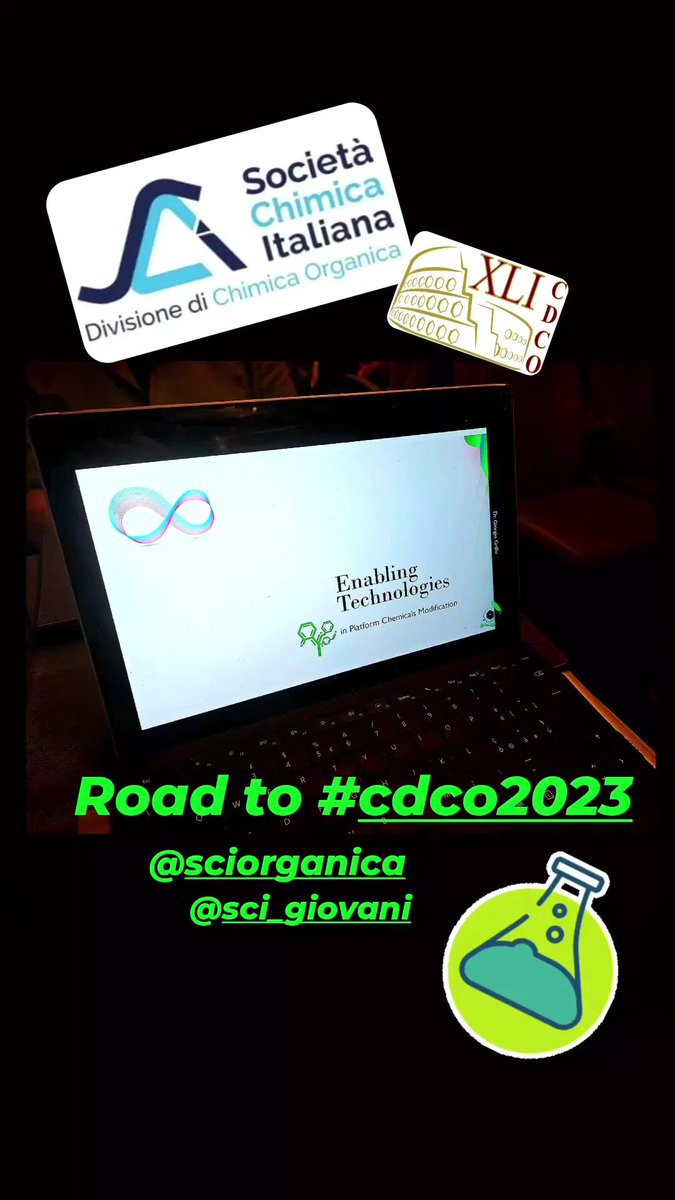 Now...Let's start #CDCO2023 in Rome!! ⚗️👨‍🔬

<a href="/SCIorganica/">SCI Chimica Organica</a> <a href="/SciGiovani/">SCI Giovani</a>
<a href="/SapienzaRoma/">Sapienza Università di Roma</a>