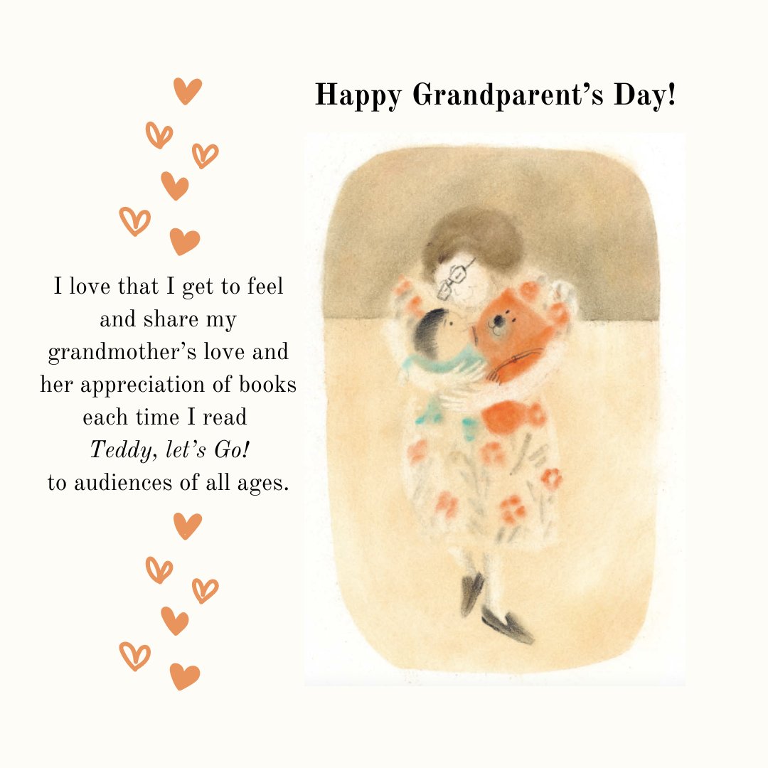 Happy #GrandparentsDay! 🧡🧸 @EnchantedLion @NahidNkazemi56 @StormLiterary @essiewhitewrite #family #babies #grandparents #teddybear #handmadegifts #picturebooks #literacy