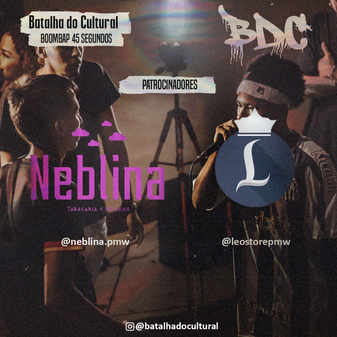 CulturalBDC's tweet photo. Salve família hoje tem BDC! 🔥❤️ https://t.co/qhKvQjsxgy