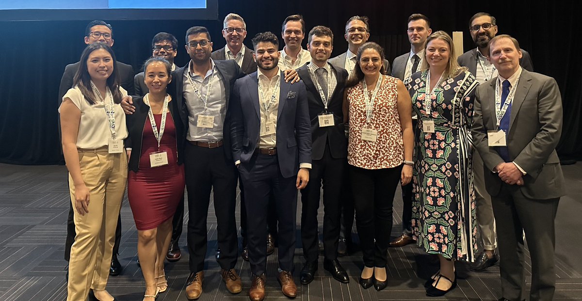 That’s a wrap for #CSVS2023! Congratulations to Dr. Roche-Nagle and Dr. De Mestral for winning the clinician-investigator awards, <a href="/ben_li123/">Ben Li</a> for winning the resident research award, and Lisa Vi for winning the student research award! 

<a href="/CanadianSVS/">CSVS</a> <a href="/UofTSurgery/">U of T Department of Surgery</a>